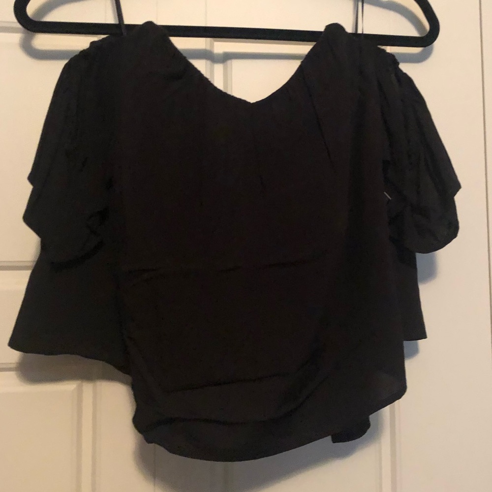 Off the shoulder crop top